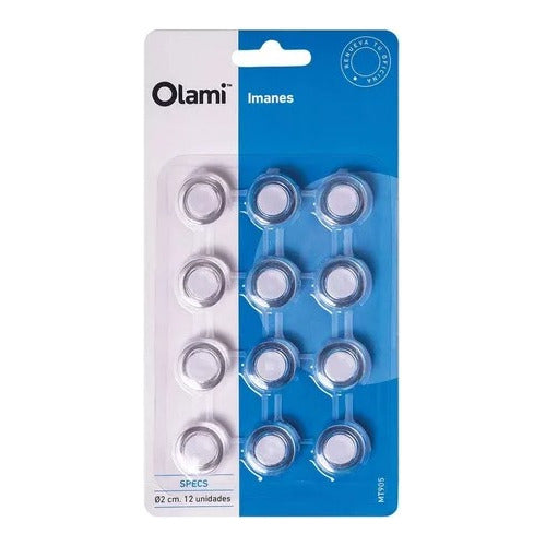 Blister Olami X 12 Imanes Renueva Tu Oficina Calidad Premium 0