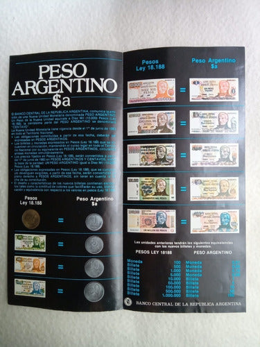 Folleto Catalogo Peso Argentino 0