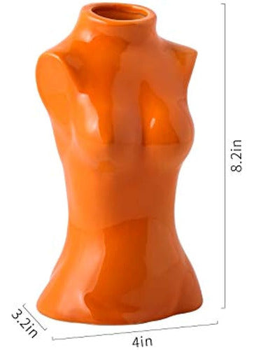 Hjn Female Body-Shaped Vase, Ceramic Vase, J 2