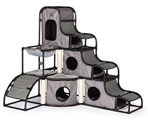 Prevue Pet Products Catville Tower Grey 4