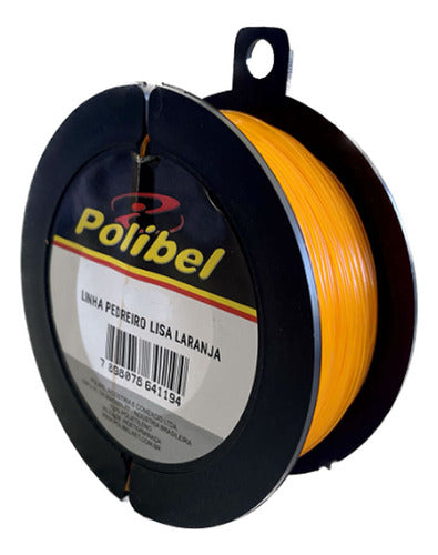 Combo 4 Linhas P/ Pedreiro Lisa Amarela Nylon 100mts Polibel 4