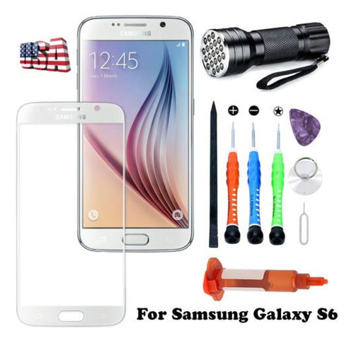 Samsung Glass Lens Front Screen Repair Kit with UV Glue and UV Light 1