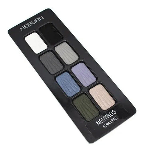 Heburn Maquillaje Profesional Paleta Neutra Sombras Ojos 940 2