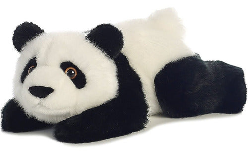 Aurora Lying Panda Plush Toy 0