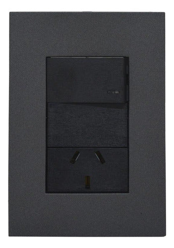 Jeluz Anthracite Platinum Key Point and Socket Black 0