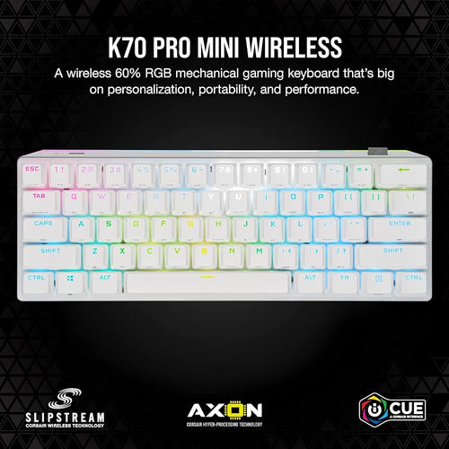 Teclado Mecánico Para Juegos Corsair K70 Pro Mini Wireless R 1