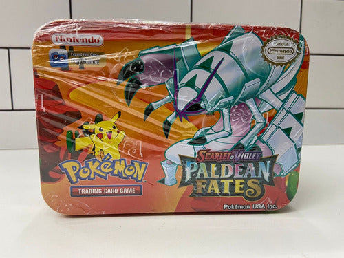 Pokémon Lata Grande Paldea Evolved Varios Modelos 2