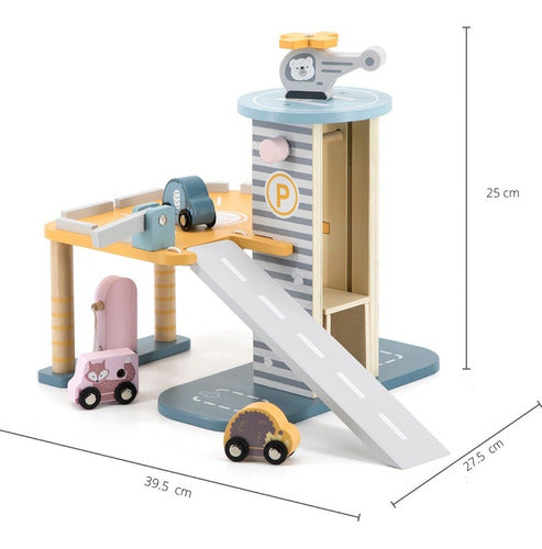 PolarB Parking Garage with Gas Station and Car Wash 1