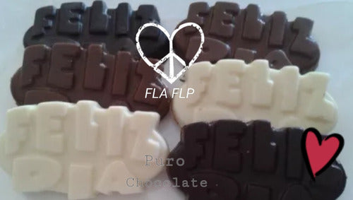 FLA FLP PURO CHOCOLATE Chocolatines Feliz Dia 25g Fla Flp Puro Chocolate 2