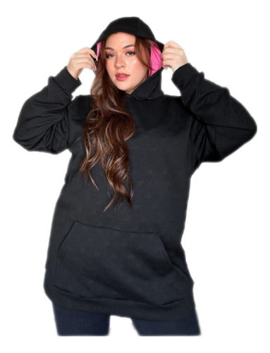 Maxi Hoodie Kangaroo Sweatshirt Plus Size Special 5