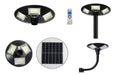 Solar UFO LED Light 500W Wireless with Remote Control 0