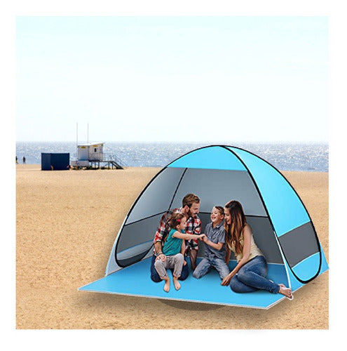 Carpa Playa Reforzada Automatica Grande Autoarmable Camping 3