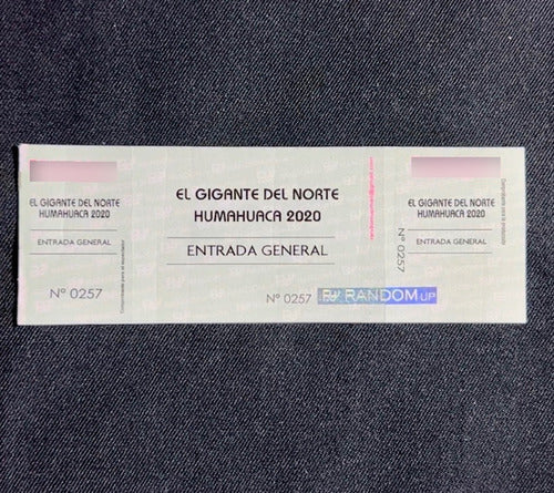 Entradas Para Eventos Numeradas. Con Holograma. 100 Unidades 3