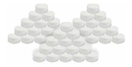 Houseables Cosmetic Containers 3g/3ml, Diameter 15.7x30.1mm, Pack of 50 0