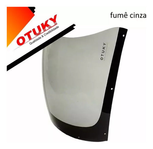 Bolha Para-bris Frontal Acrilico Cbr 450 Sr Fumê Claro Otuky 1