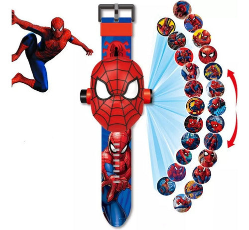 Ditoys Reloj Infantil Con Proyector Digital Spiderman Marvel 2