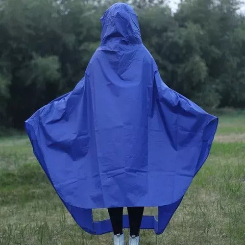 Waterproof Rain Poncho Hooded Cape for Motorcycle Universal Fit 5