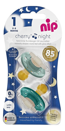 NIP Cherry Night Pack X 2 - Size 1 - Light Green 0