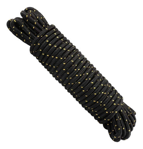 Navegante Black Braided Multifilament Nautical Rope 14mm X 10m 3