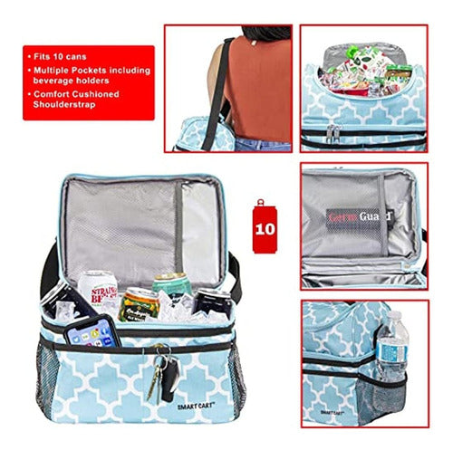 Dbest Products Ultra Compact Cooler Smart Cart Lunch Bag 1