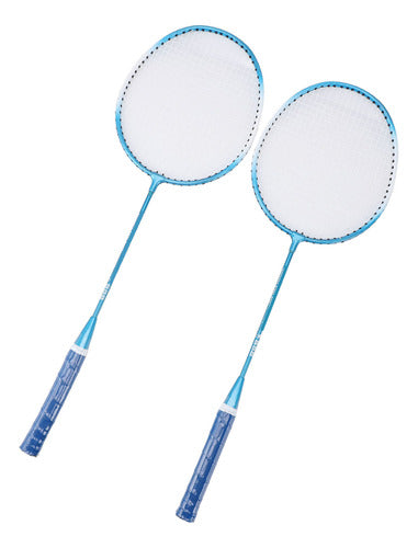 Conjunto Profissional De Raquetes De Badminton Com Área Aume 1