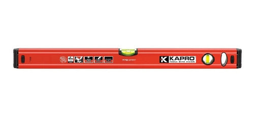 Kapro Aluminum Level 80 cm Spirit with Rubber Ends 2