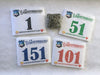 Ecofriendly Store Numbers Dorsales Tyvek With Hooks For Race/Marathon 400u 2