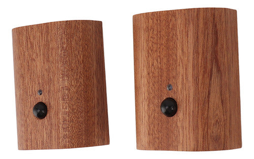 2 Unidades De Sensor De Movimento Night Wooden Usb Night 0