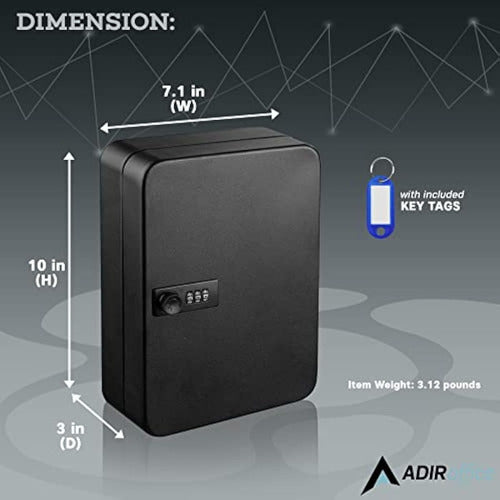 Adiroffice Combination Lock Key Cabinet 1