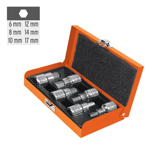 Truper Hexagonal Metric Socket Set with 6 Pieces 2