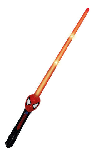 Espada Extensible Spiderman Con Luz Y Sonido Lny 2517 1