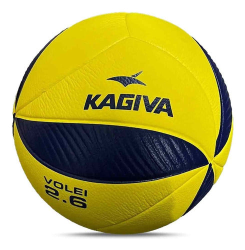 Kagiva 2.6 Blue and Yellow Volleyball Size 5 0