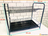 ORDINATO Giant Dish Dryer for 30 Plates - Black 5