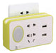 Mania-Electronic Wall Adapter with 2 Outlets + 2 USB + LED Light 0