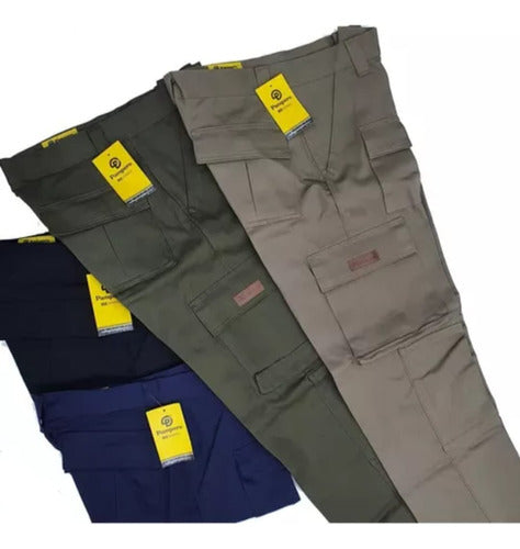 Reinforced Double Stitch Cargo Pants by Pampero for Work Use 5