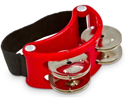 Alice Standing or Hand Tambourine Red Green Blue Yellow 3