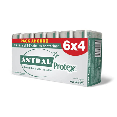 Jabon Astral Plata 125 Gr  6 X 4 0