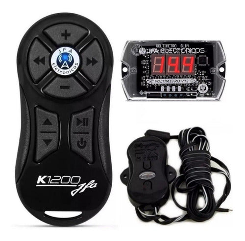 Combo Voltimetro V12 Slim Ver + Jfa K1200 Controle Distancia 0