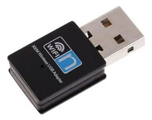 Adaptador Usb 2.0 Wifi Inalámbrico Nano 300 Mbps Wireless 0