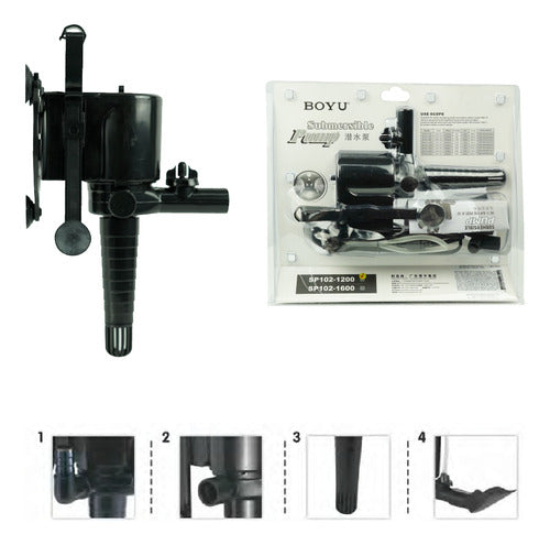 Bomba Sub Boyu Sp-  102 1200 1200l/h 220v 2