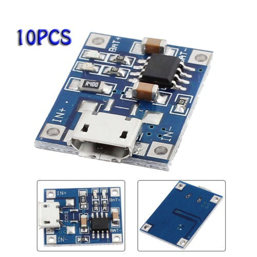 Batería De Litio Usb Micro 10 X 5v 1a Carga Junta Cargador M 1