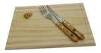 Independiente BBQ Set with Engraved Shield - Includes Cutting Board & Cutlery 0
