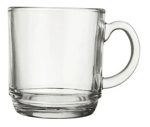 Silverled Aspen Glass Mug 300 Ml Pack of 6 1