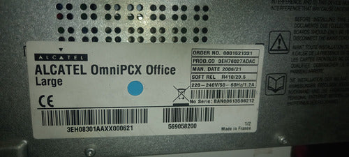 Alcatel Omnipcx Central Telefónica 7