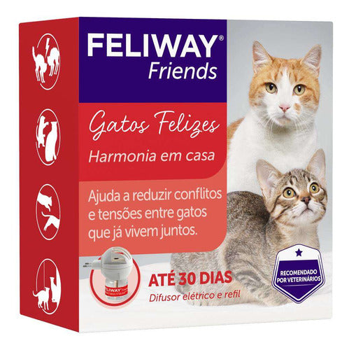 Feliway Friends Ceva Difusor Elétrico + Refil 48ml 1