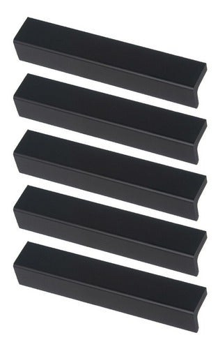 Black Anodized Aluminum Handle Bar L 128mm Bronzen 0