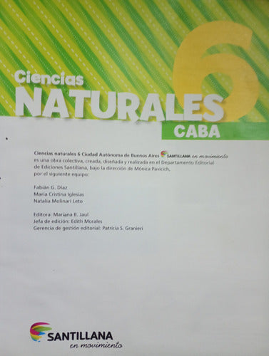 Libro Escolares Ciencias Naturales 6 Caba 4