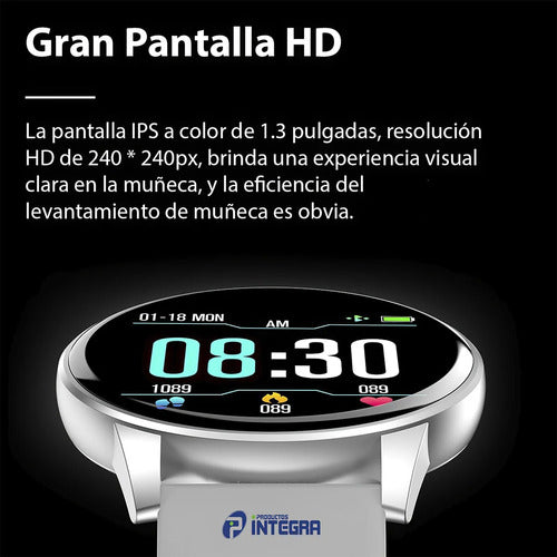 Kingwear Smartwatch E3 Plus Bluetooth IP67 2