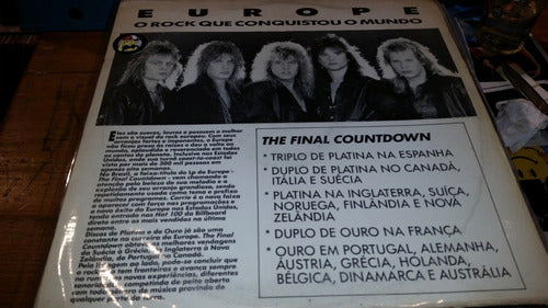 Europe The Final Countdown Carrie Vinilo Promo Brasil 1986 0