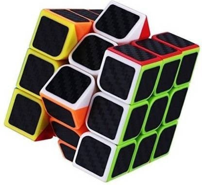 Youpine Cube Magic Cube 3x3 5.8 Cm Carbon Magic Cube 1